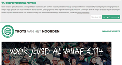 Desktop Screenshot of fcgroningen.nl